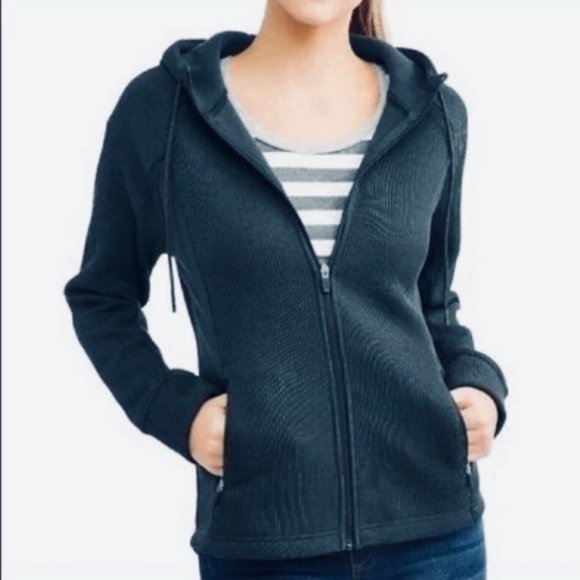 Swiss Tech Women's Waffle Knit Tech Fleece Hooded Jacket - Picture 12 of 16